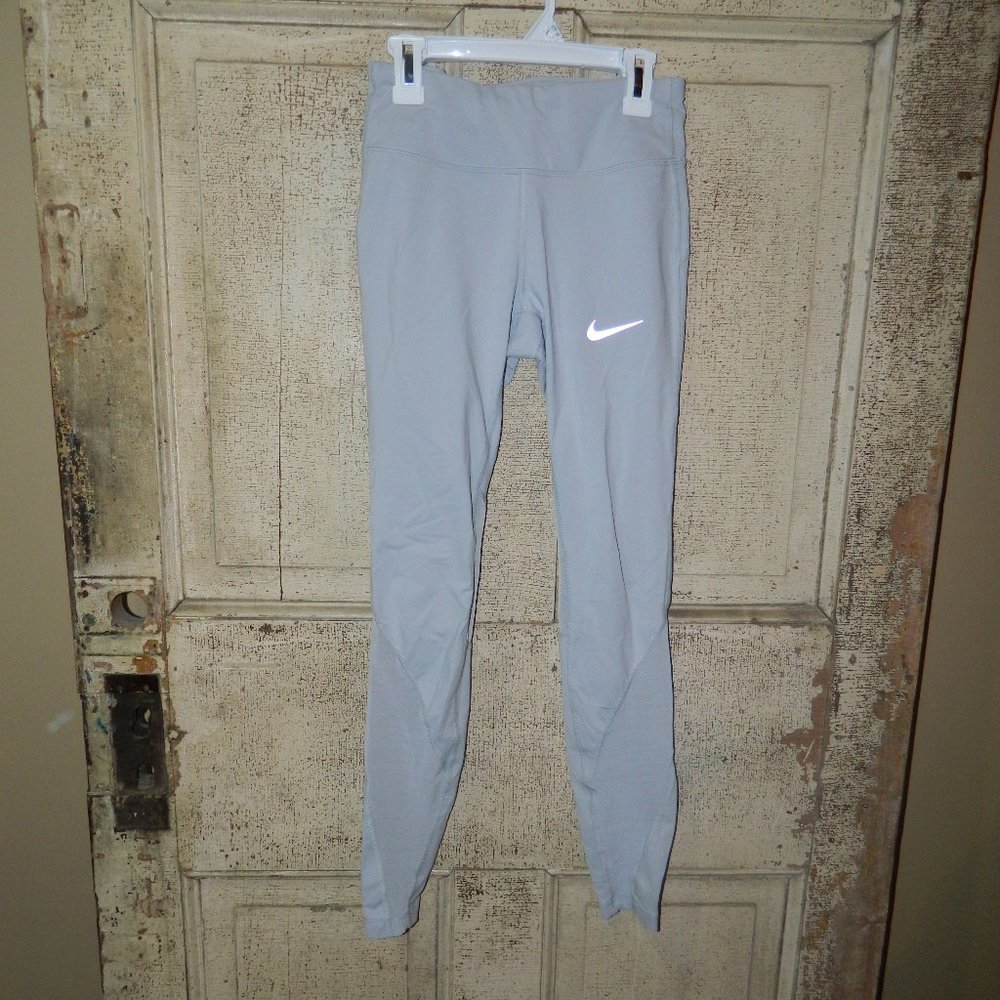 NIKE EPIC LUX POWER Running Training Tights Gray Size XS (U-33)